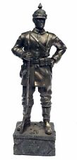 First World War Cold Cast Bronze German Soldier picture