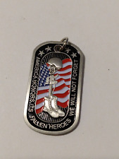 We Will Not Forget America Honors Its Fallen Heroes Pendant picture