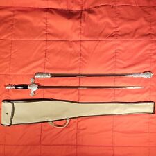 Vintage Knights Of Columbus Ceremonial Sword with Scabbard and Leather Sheath picture