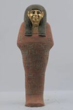Unique Egyptian Handmade Ushabti of Maat From Heavy Sandstone Bc picture