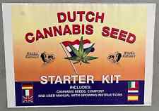 Vintage marijuana poster Dutch cannabis Super Skunk cause counterculture  picture