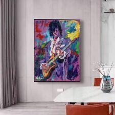 Prince Purple Rain Hand-Textured 36H X 24W Premium Canvas Giclee Was 795 Now 275 picture