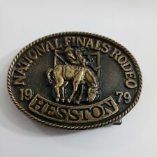 1979  NFR Hesston Rodeo Finals, Limited Edition Collector's Belt Buckle picture