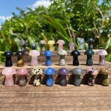 Wholesale 50pcs Mix Natural Quartz Crystal mini mushrooms Reiki Healing gifts picture