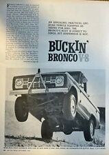 1966 Road Test Ford Bronco illustrated picture