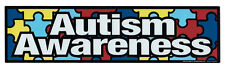 Magnetic Bumper Sticker - Autism Awareness (Puzzle Pieces, Autistic) - Magnet picture