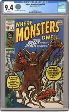 Where Monsters Dwell #6 CGC 9.4 1970 1974052015 picture