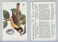 FC33-2  General Mills, Canadian Birdlife, 1960, #16 Hooded Warbler picture