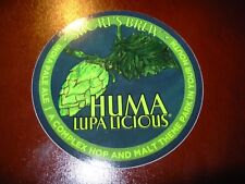 SHORTS BREWING COMPANY Huma Lupa Licious MI STICKER decal craft beer brewery picture