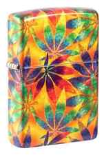 Zippo 48776, Colorful Design 540 Fusion Windproof Lighter, Tumbled Brass, NEW picture