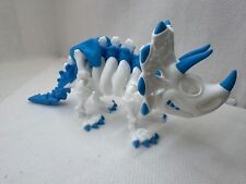 3D Printed Flexi Factory Articulated Skeleton Triceratops Desk Display picture