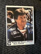 Signed Trading Card Indy 500 Car Mario Andretti Autographed picture