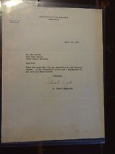 W. Stuart Symington ORIGINAL TYPED Letter to Ned Brooks - April 19, 1950 picture