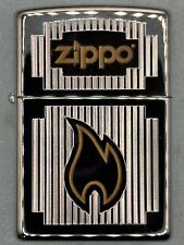 Vintage 2007 Zippo Visions Flame High Polish Chrome Zippo Lighter NEW picture