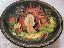 BRADEX RUSSIAN FAIRY TALE 'SLEEPING BEAUTY' COLLECTOR PLATE PALEKH picture