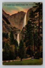 CA-California, Yosemite Falls, Antique, Vintage c1918 Souvenir Postcard picture