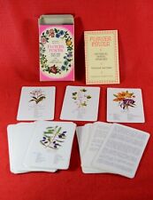 Vintage Flower Power #7 Historical Set of 50 Herbal Remedy Cards & Instructions picture