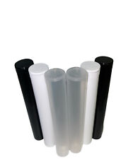 Evo Plastics 50 Clear 116mm Tubes, Pre Roll Pop Top, USA Made, King Size picture