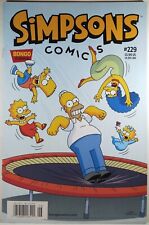 💥 SIMPSONS COMICS #229 NEWSSTAND VARIANT BONGO COMICS 2016 SCARCE Futurama picture