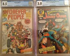 1st App. Darkseid+Orion Forever People #1 CGC 8.5+New Gods #1+2+11 Neal Adams  picture