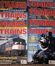 Trains 1997 Magazine 8 Issues Jan Feb Mar April May June July Aug picture