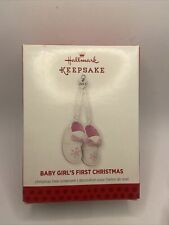 Hallmark Keepsake 2013 Baby Girls First Christmas Ornament picture