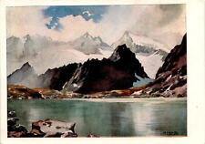 postcard, Bergsee, Austria, Franz Schwetz, Innsbruck, Dehmel, Henz, kin Postcard picture