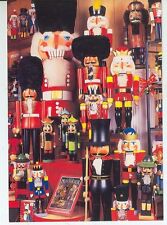 FRANKENMUTH, MICHIGAN BRONNERS CHRISTMAS LARGE NUTCRACKERS ON POSTCARD (CD#81*) picture