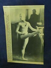1977 Natalia Makarova 'Giselle' American Ballet Theater Vintage Wire Press Photo picture