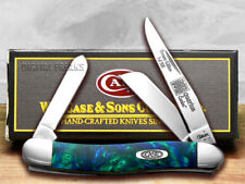 Case xx Knives Med Stockman Aquarius Genuine Corelon 1/500 9318AQ-LTD picture