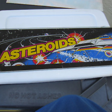 Vintage  ASTEROIDS Plexiglass Pinball Marquee sign ATARI 1979  RARE picture