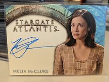 Stargate Atlantis Season 1 Melia McClure Autograph Card as Melia NM 2005  picture