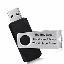 70 Vintage Books USB The Boy Scout Handbook, Survival Tools How to FLASH DRIVE picture