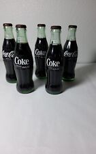 Unopened FULL 6 1/2 Oz Coke Coca-Cola Green Glass Soda Pop Bottle  picture