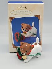 Hallmark Keepsake Christmas Ornament - Puppy Love - 2002 - MIB picture