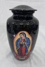 Cremation Urn for Ashes Spiritual Handcrafted Memorial Large Urn with Velvet Bag picture