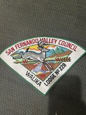 Mint OA Lodge 228 Walika JP Backpatch Pie Shaped Boy Scout San Fernando Valley picture