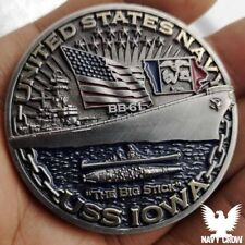 USS Iowa BB-61 Warships of World War 2 75th Anniversary Battleship US Navy Coin picture