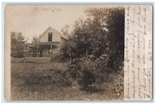 1906 Kozy Kamp Cottage View Lakeport New Hampshire NH RPPC Photo Postcard picture