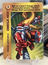 1995 Marvel Overpower Card Game Omega Red Drain Lifeforce picture