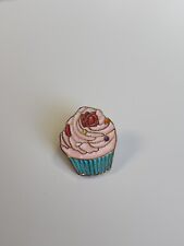 Cupcake Lapel Pin Pink & Blue With Sprinkles picture