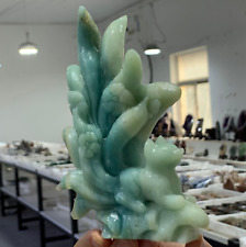 482G Natural Amazonite Handcarved Nine-tailed fox Crystal Specimen picture