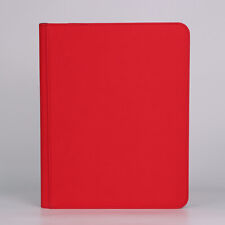3x3 TOP LOADER, Side Loaded, 9 Pocket Card Folder - Red Australian Stock picture
