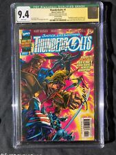 THUNDERBOLTS #1 (1997) 2nd Print CGC SS 9.4 Qualified Signed Bagley Busiek picture