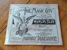 The MAGIC CITY Chicago World's Fair Vol 1 No 9 Mar 12 1894 Midway Plaisance Book picture