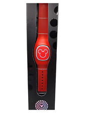Disney World Parks Red Mickey Magicband+ Plus Solid Color Unlinked - NEW picture