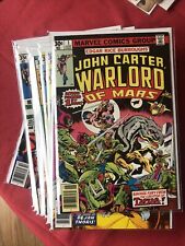 John Carter, Warlord of Mars 1-17  (1977)  CLASSIC LOT OF ISSUES picture