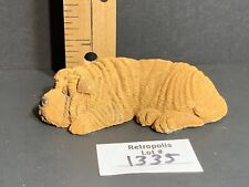 SANDICAST LIL SNOOZERS Wrinkles Red Shar Pei Collectible Dog Figurine #S27 1987 picture