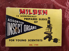 Milben 12 Microscope Slides Set No 700 -- Insect Organs picture