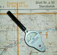 GERMAN WWII MAP DISTANCE MEASURER TO WEHRMACHT MAP CASE - REPRO picture